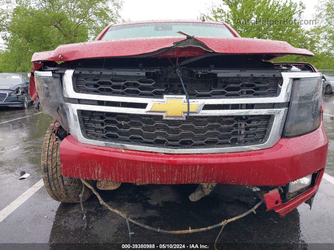 2015 Chevrolet Tahoe Lt Red vin: 1GNSKBKC6FR159915