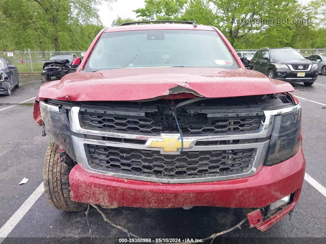 2015 Chevrolet Tahoe Lt Red vin: 1GNSKBKC6FR159915