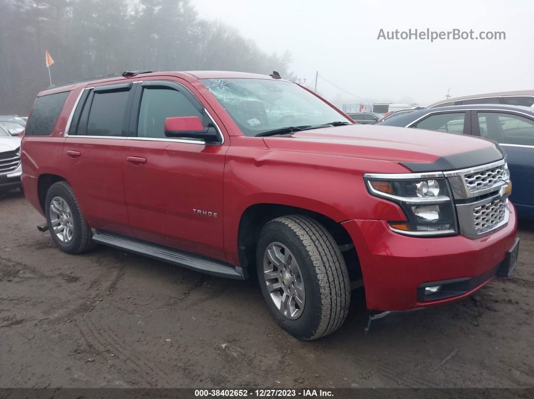 2015 Chevrolet Tahoe Lt Red vin: 1GNSKBKC6FR178884