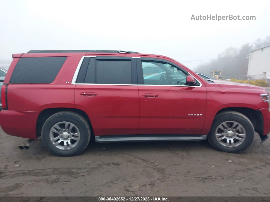 2015 Chevrolet Tahoe Lt Red vin: 1GNSKBKC6FR178884