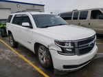 2015 Chevrolet Tahoe K1500 Lt White vin: 1GNSKBKC6FR190145