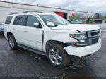 2015 Chevrolet Tahoe Lt White vin: 1GNSKBKC6FR508894