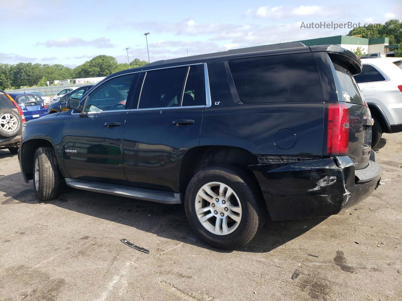 2015 Chevrolet Tahoe K1500 Lt Black vin: 1GNSKBKC6FR593011