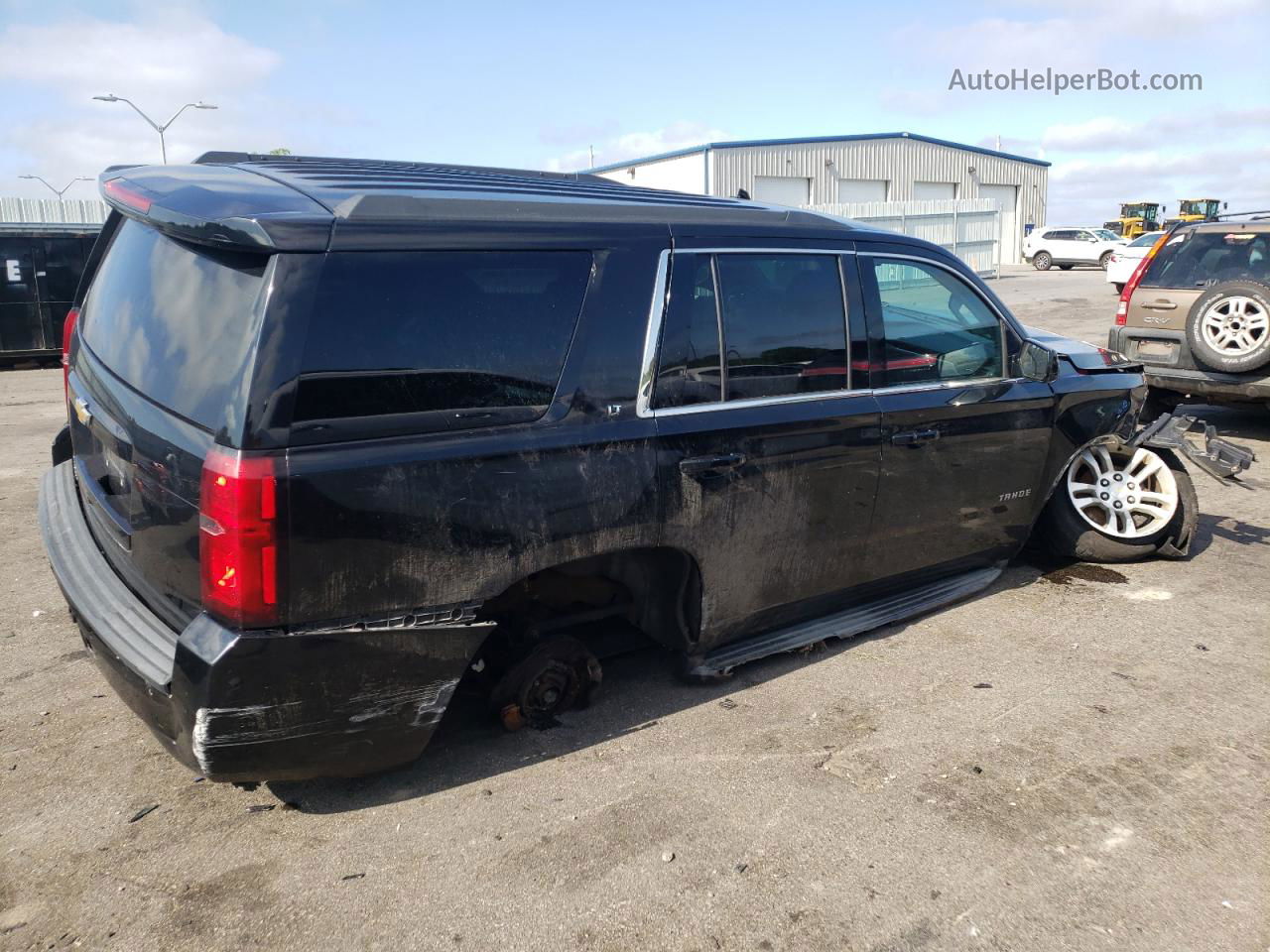 2015 Chevrolet Tahoe K1500 Lt Black vin: 1GNSKBKC6FR593011