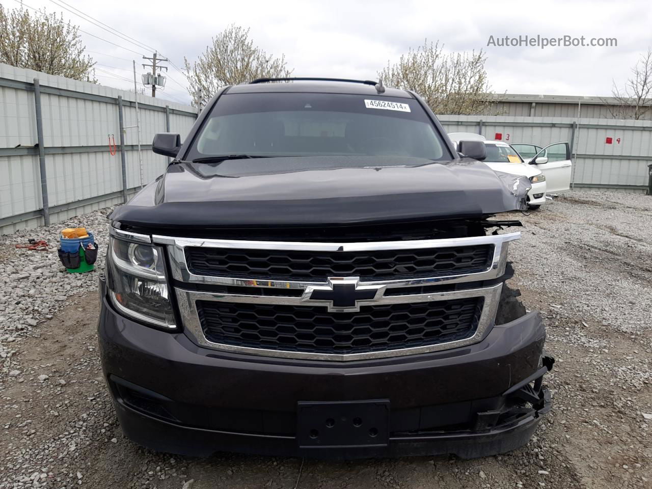 2015 Chevrolet Tahoe K1500 Lt Черный vin: 1GNSKBKC6FR649187