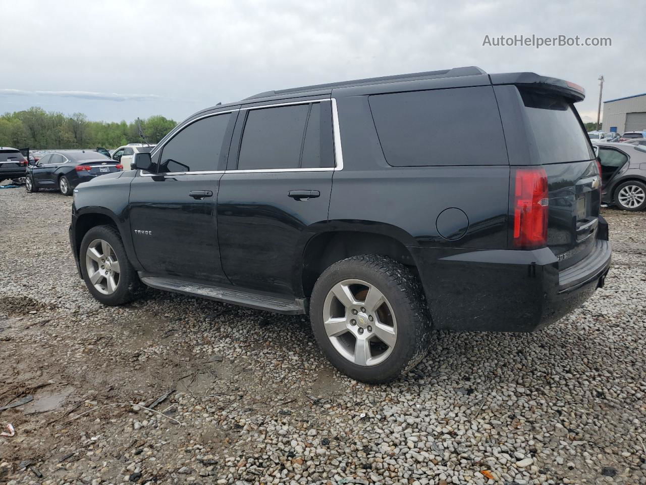 2015 Chevrolet Tahoe K1500 Lt Черный vin: 1GNSKBKC6FR678589