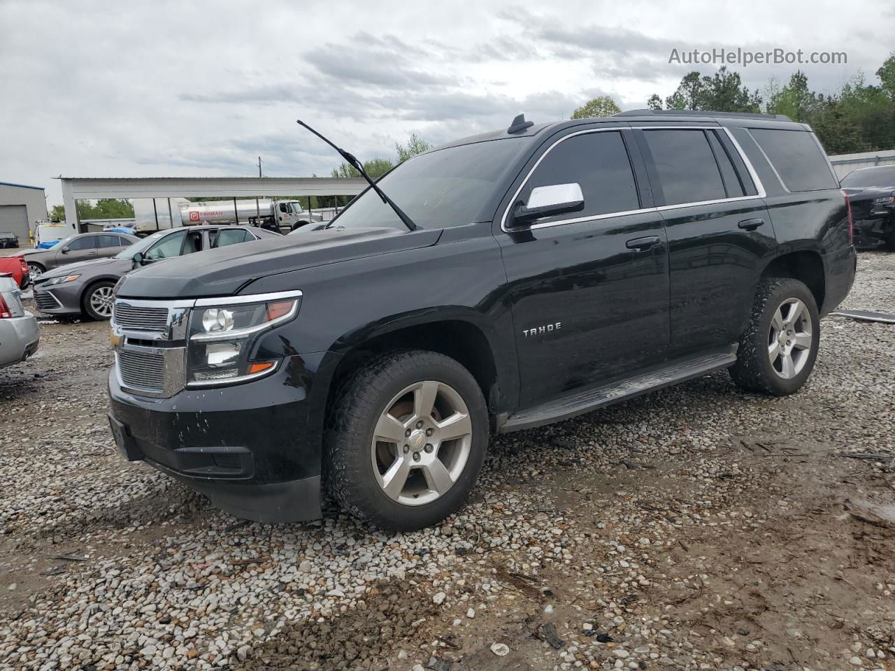 2015 Chevrolet Tahoe K1500 Lt Черный vin: 1GNSKBKC6FR678589