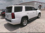 2016 Chevrolet Tahoe Lt White vin: 1GNSKBKC6GR415021