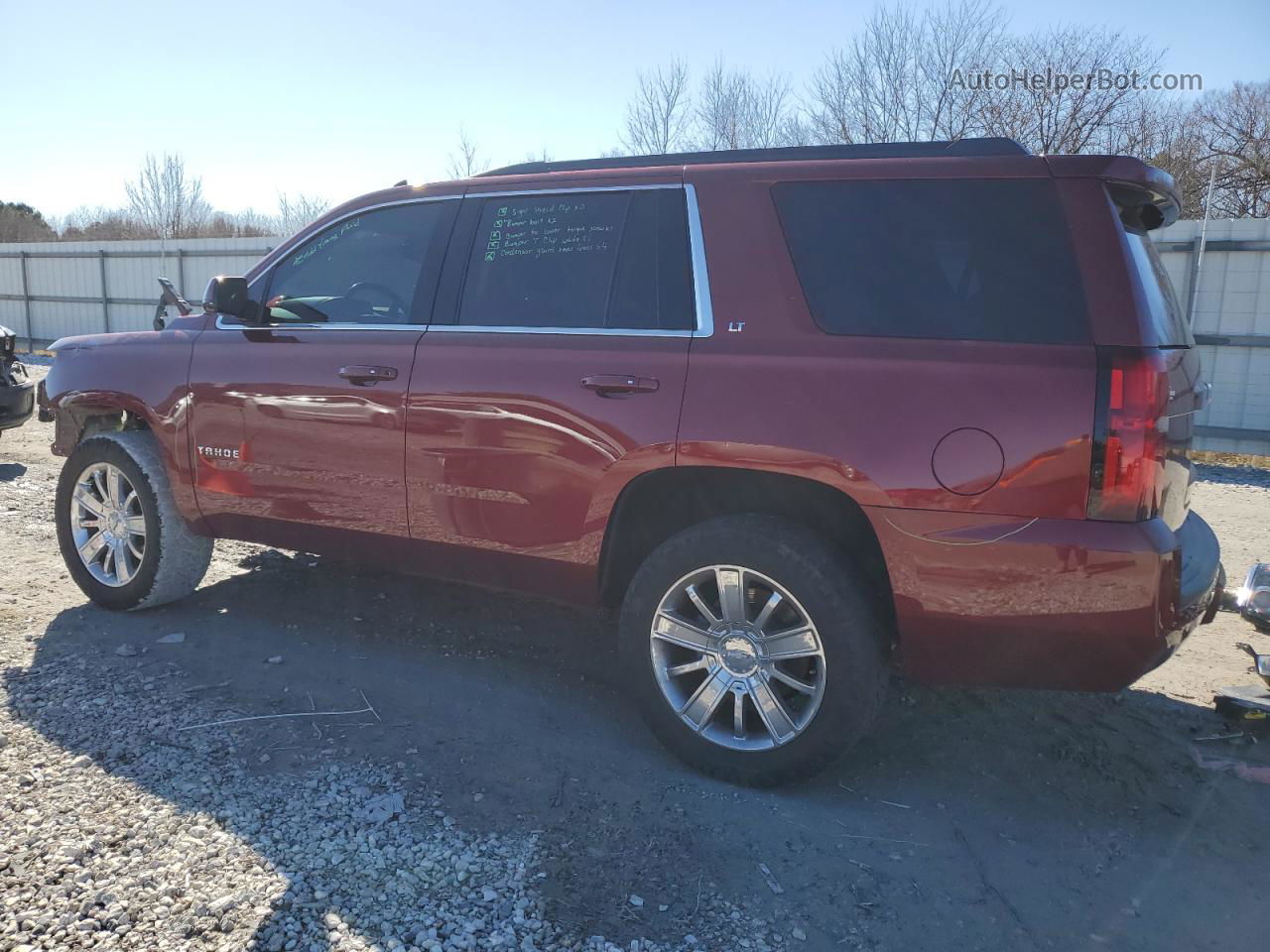 2016 Chevrolet Tahoe K1500 Lt Красный vin: 1GNSKBKC6GR421093