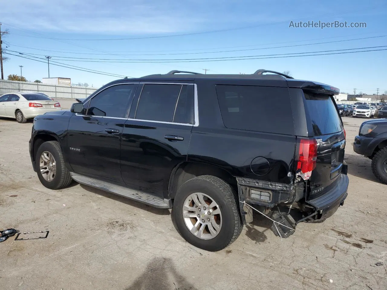 2015 Chevrolet Tahoe K1500 Lt Черный vin: 1GNSKBKC7FR101120