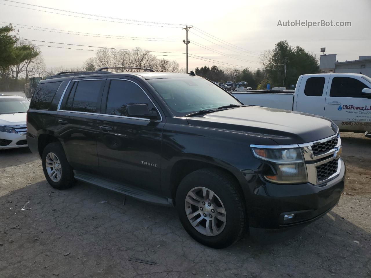 2015 Chevrolet Tahoe K1500 Lt Черный vin: 1GNSKBKC7FR101120