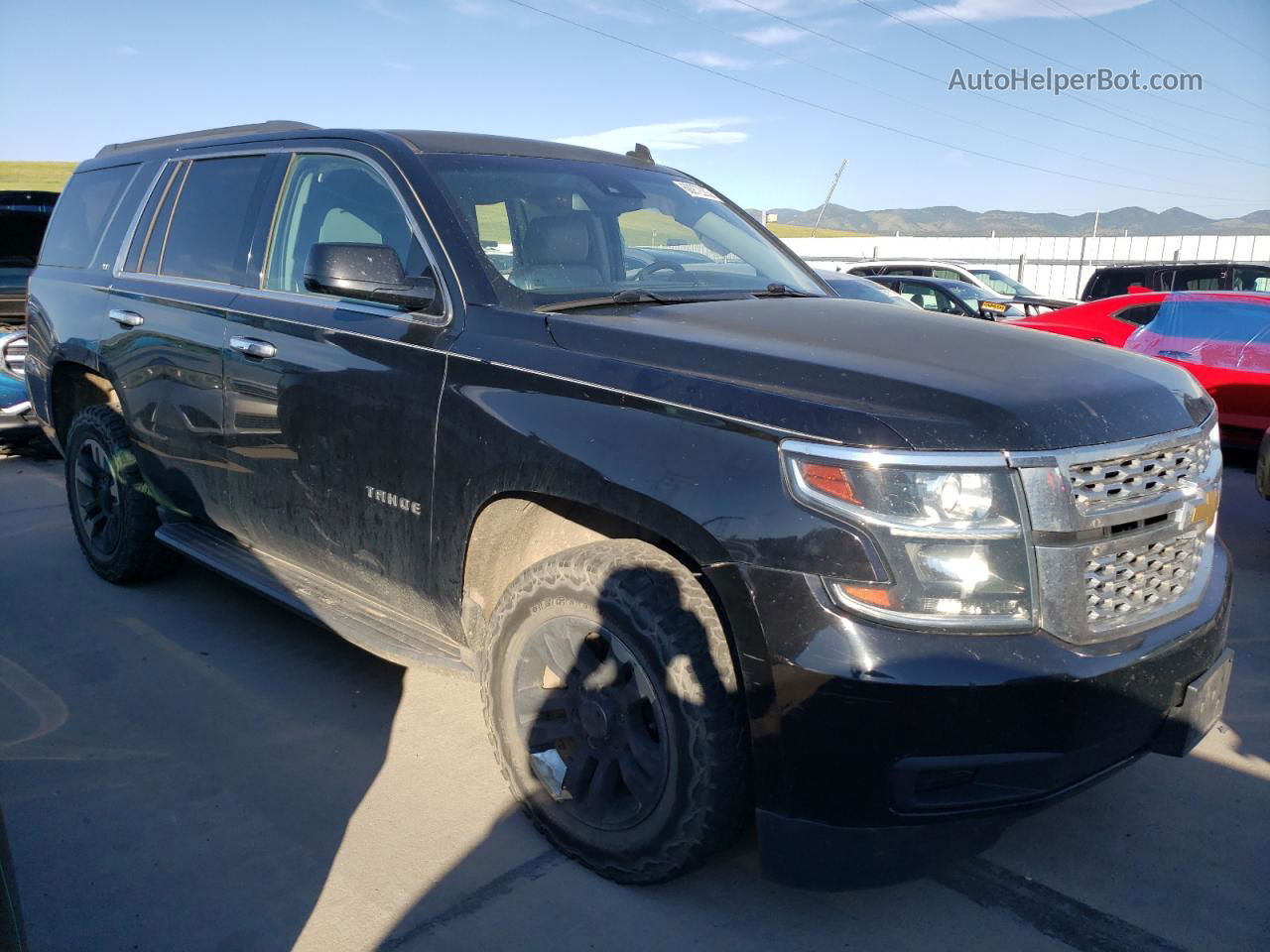 2015 Chevrolet Tahoe K1500 Lt Черный vin: 1GNSKBKC7FR194558