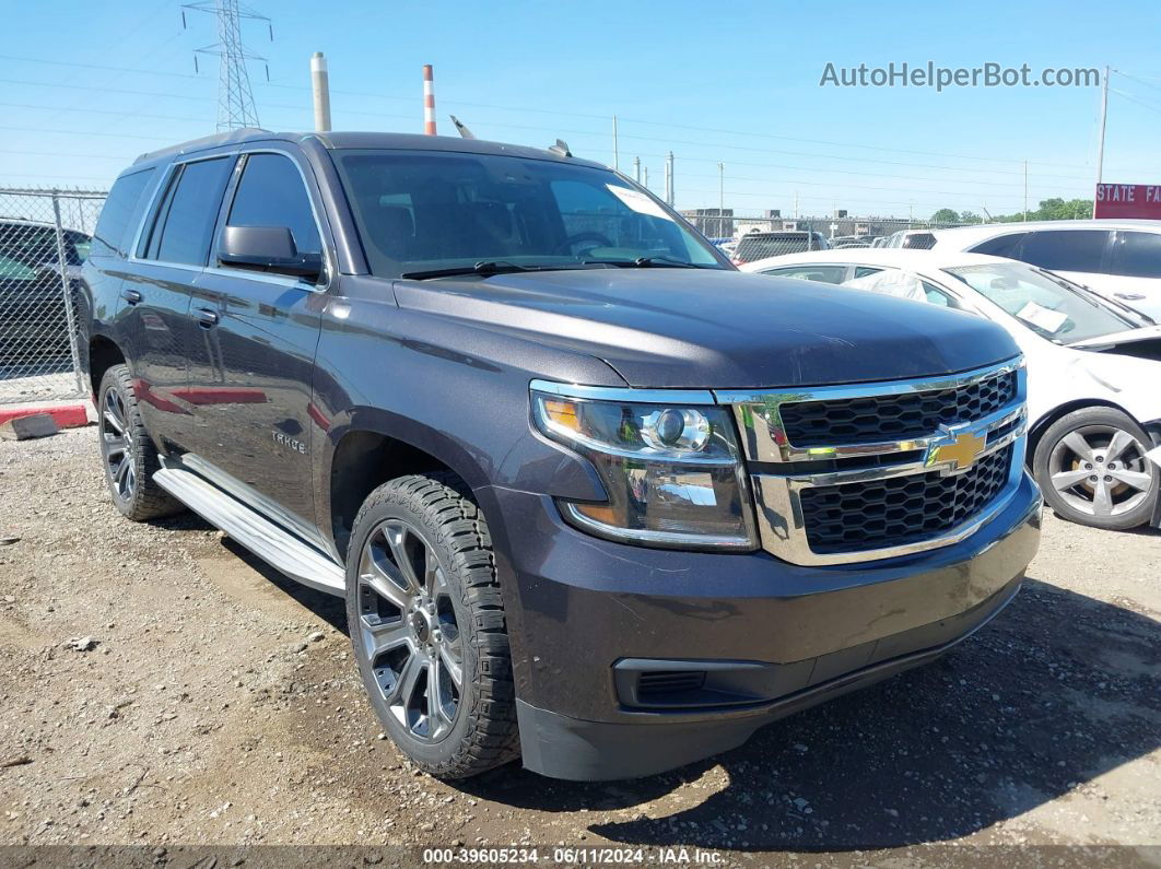 2015 Chevrolet Tahoe Lt Gray vin: 1GNSKBKC7FR213481