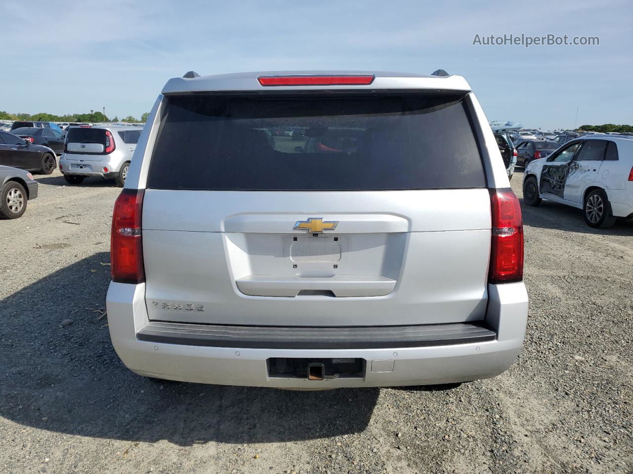 2016 Chevrolet Tahoe K1500 Lt Silver vin: 1GNSKBKC7GR289364