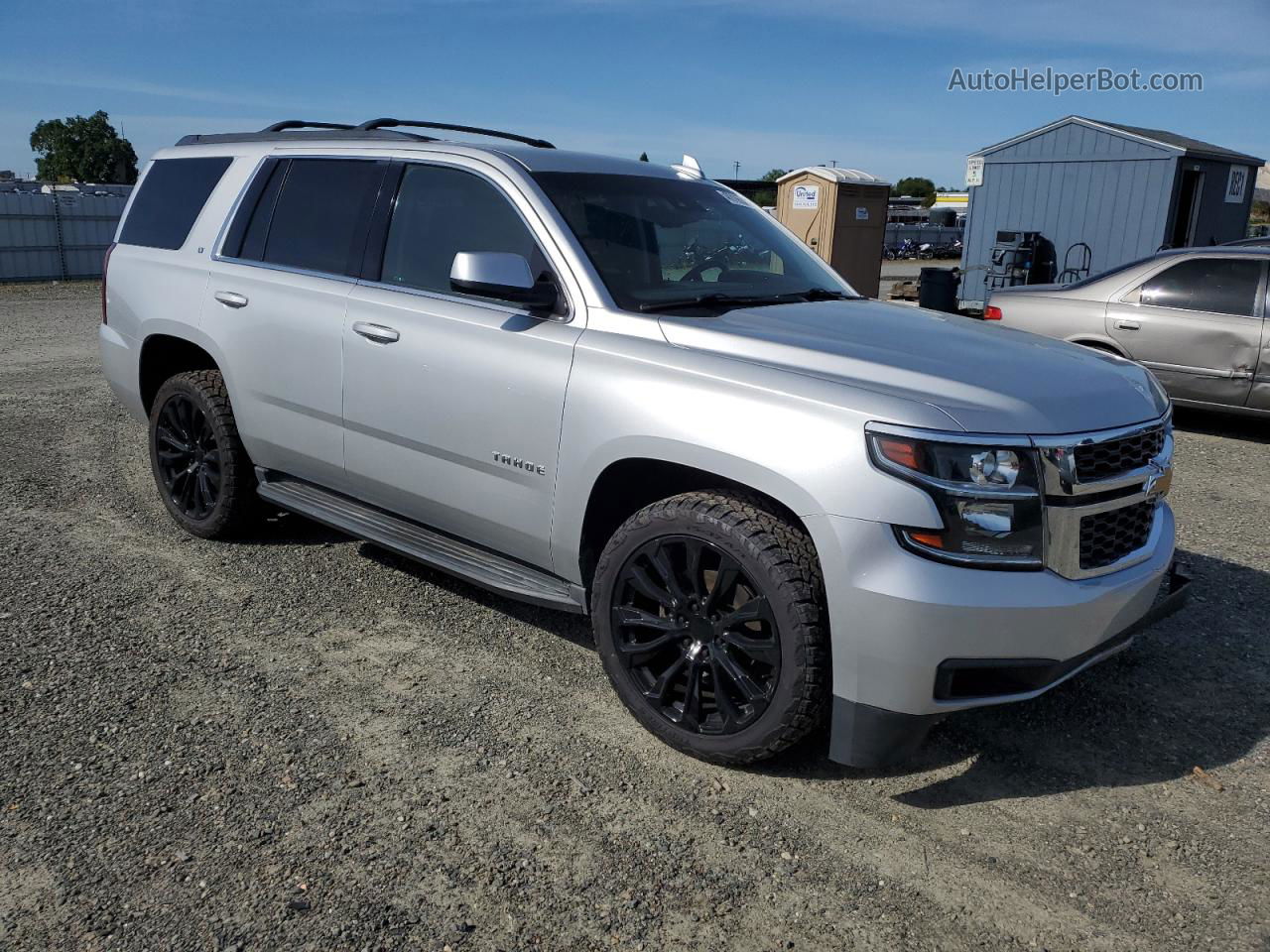 2016 Chevrolet Tahoe K1500 Lt Silver vin: 1GNSKBKC7GR289364