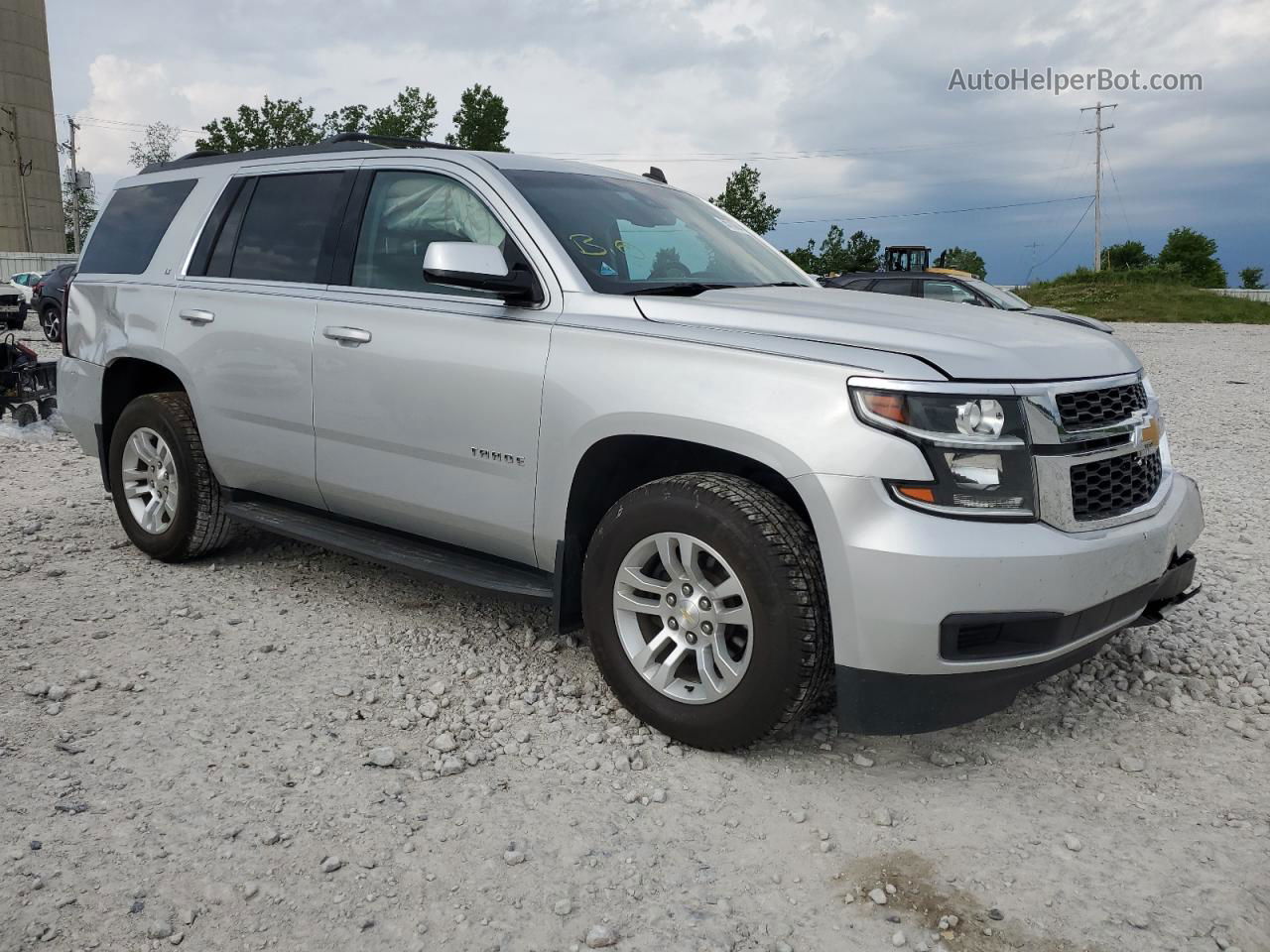 2015 Chevrolet Tahoe K1500 Lt Silver vin: 1GNSKBKC8FR101532