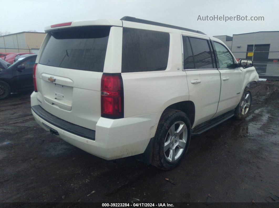 2015 Chevrolet Tahoe Lt Белый vin: 1GNSKBKC8FR700513