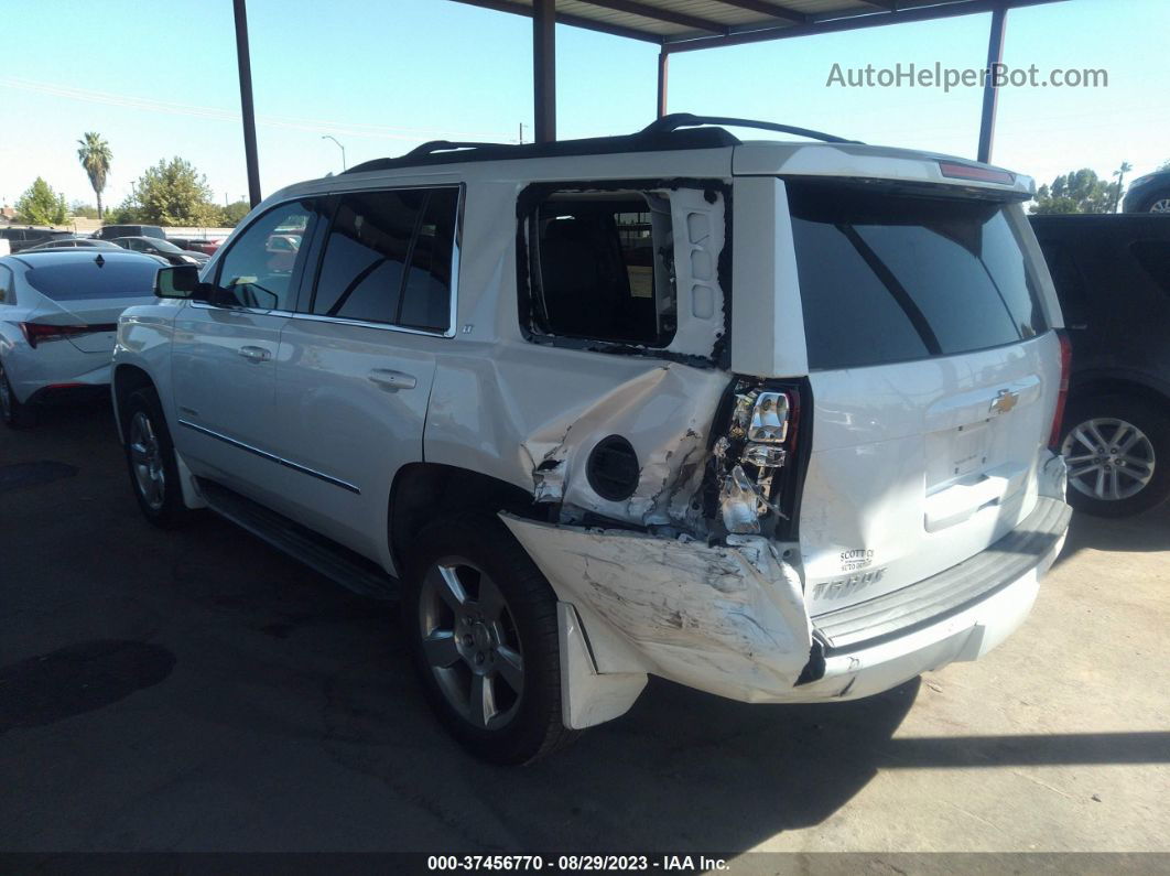 2016 Chevrolet Tahoe Lt White vin: 1GNSKBKC8GR205097