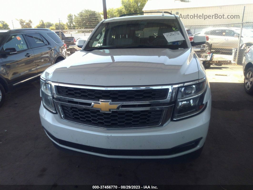 2016 Chevrolet Tahoe Lt White vin: 1GNSKBKC8GR205097