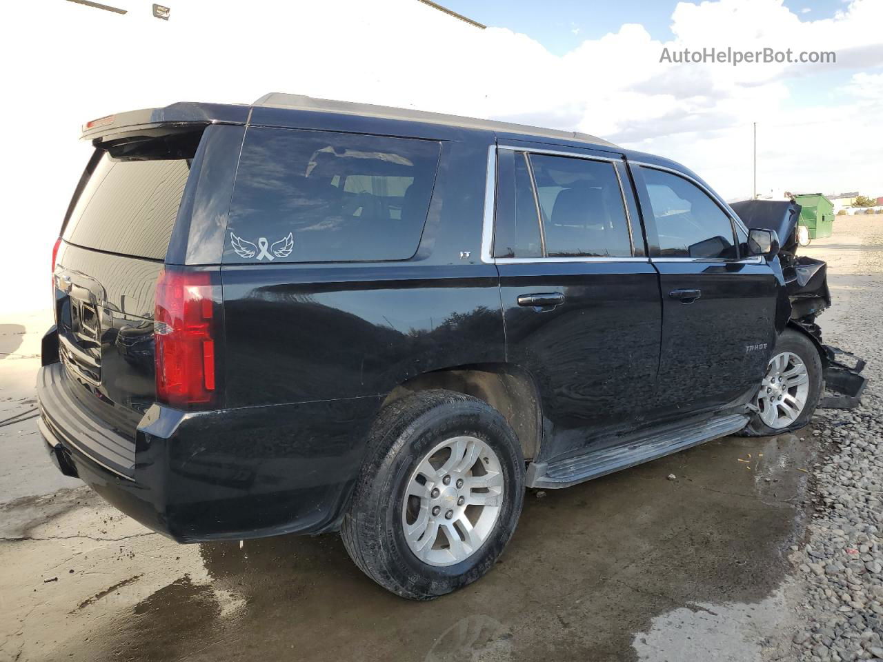 2016 Chevrolet Tahoe K1500 Lt Black vin: 1GNSKBKC8GR295092