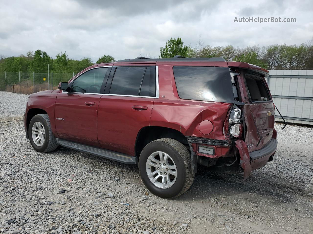 2016 Chevrolet Tahoe K1500 Lt Темно-бордовый vin: 1GNSKBKC8GR370793