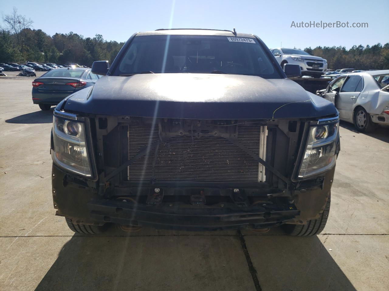 2015 Chevrolet Tahoe K1500 Lt Black vin: 1GNSKBKC9FR121854