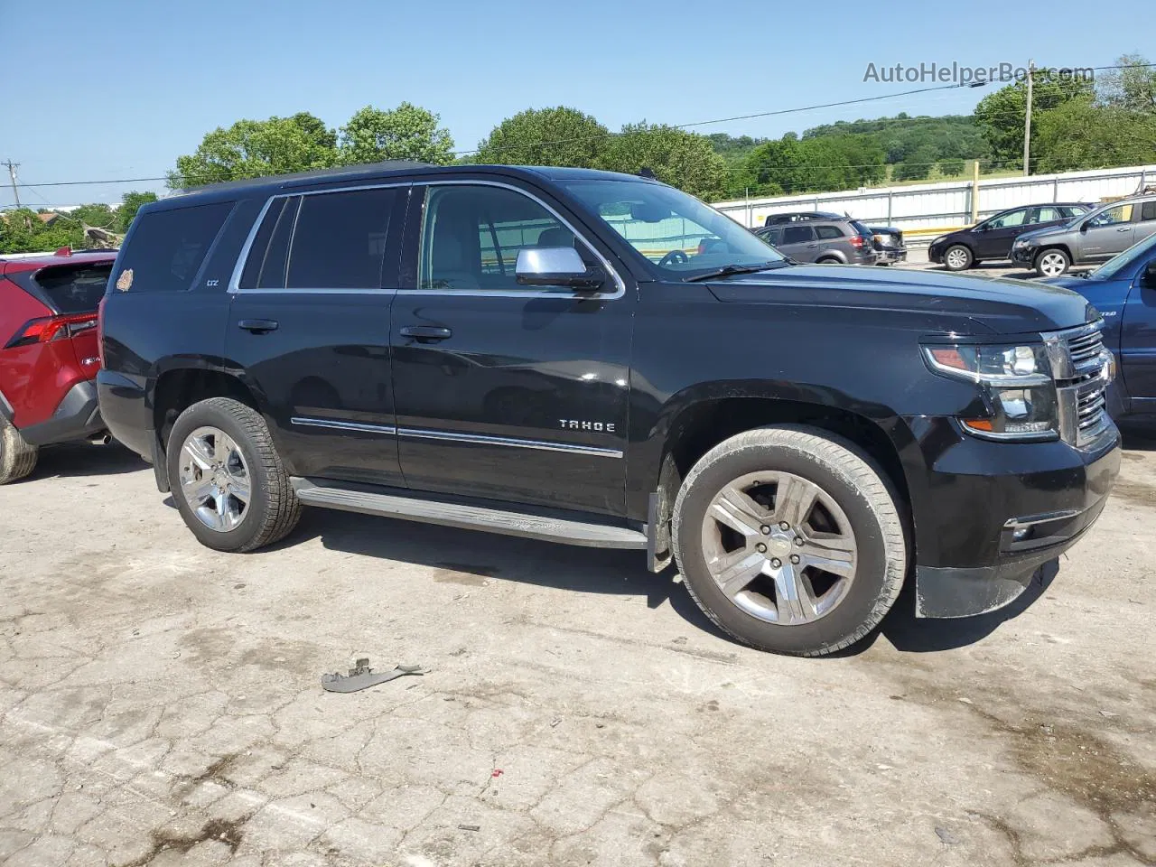 2015 Chevrolet Tahoe K1500 Lt Black vin: 1GNSKBKC9FR143482