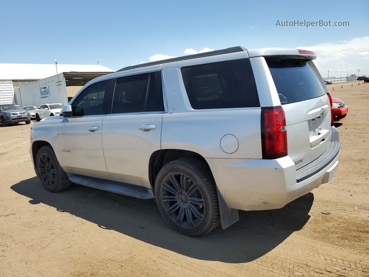 2015 Chevrolet Tahoe K1500 Lt Silver vin: 1GNSKBKC9FR174196