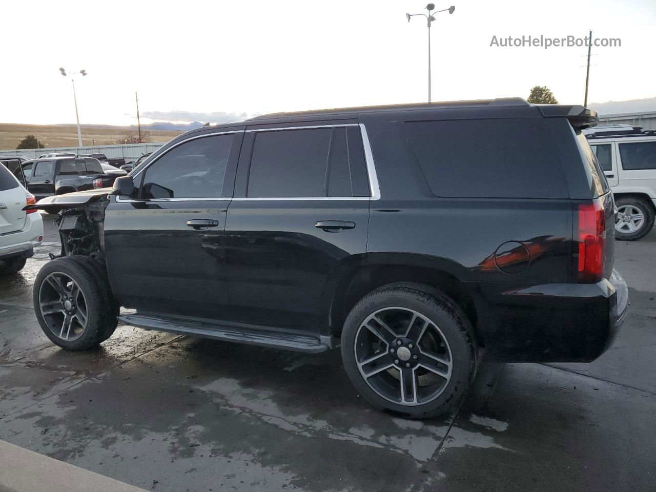 2015 Chevrolet Tahoe K1500 Lt Black vin: 1GNSKBKC9FR272175