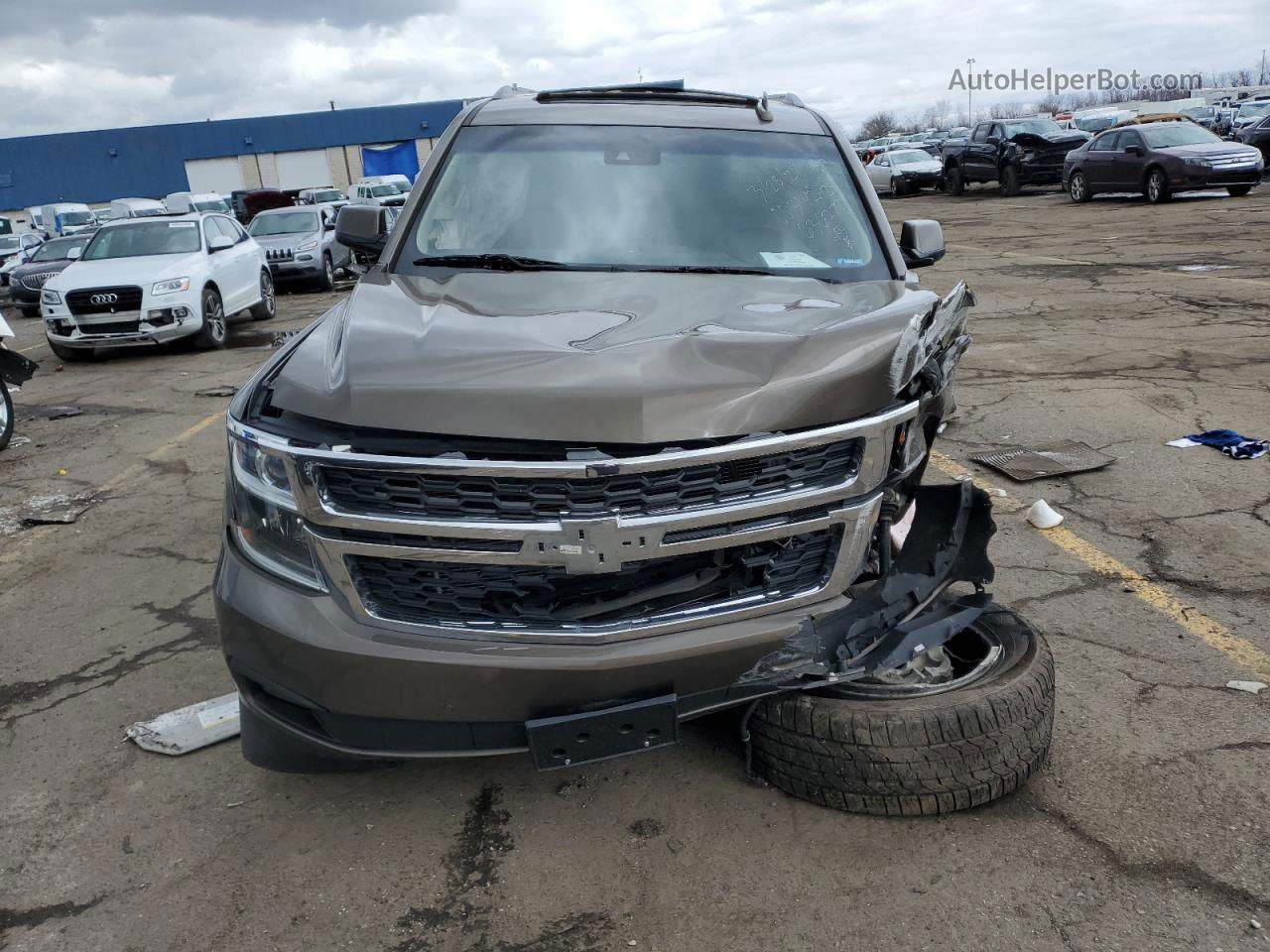 2015 Chevrolet Tahoe K1500 Lt Коричневый vin: 1GNSKBKC9FR636272