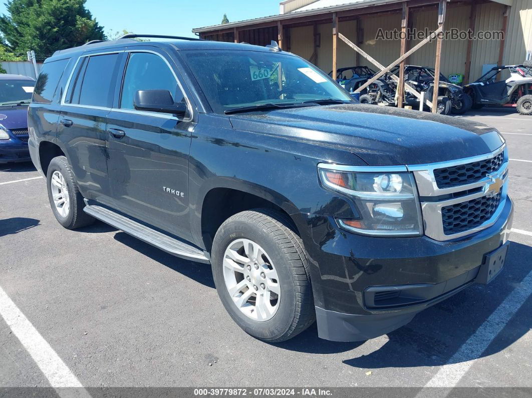 2015 Chevrolet Tahoe Lt Black vin: 1GNSKBKC9FR638104