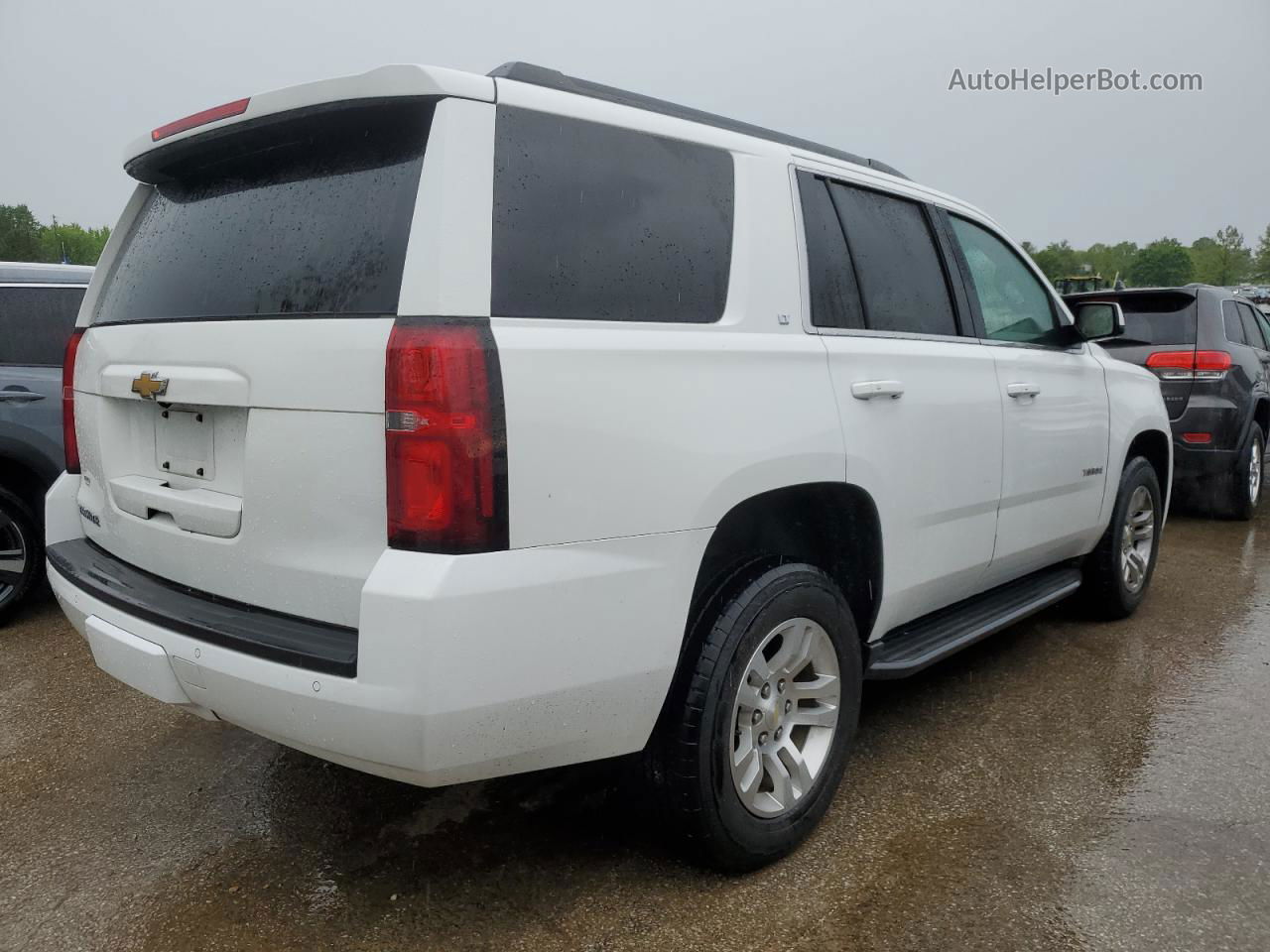 2016 Chevrolet Tahoe K1500 Lt White vin: 1GNSKBKC9GR127459