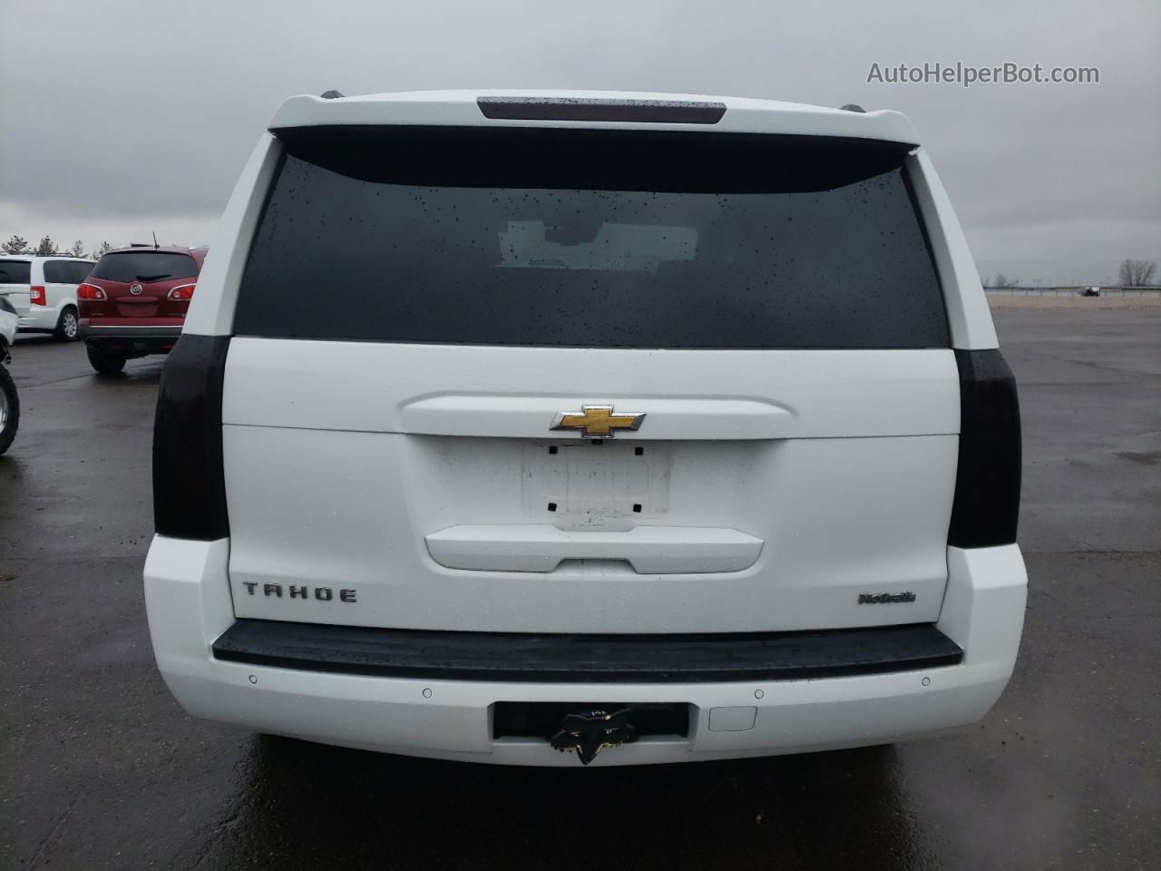 2015 Chevrolet Tahoe K1500 Lt White vin: 1GNSKBKCXFR123550