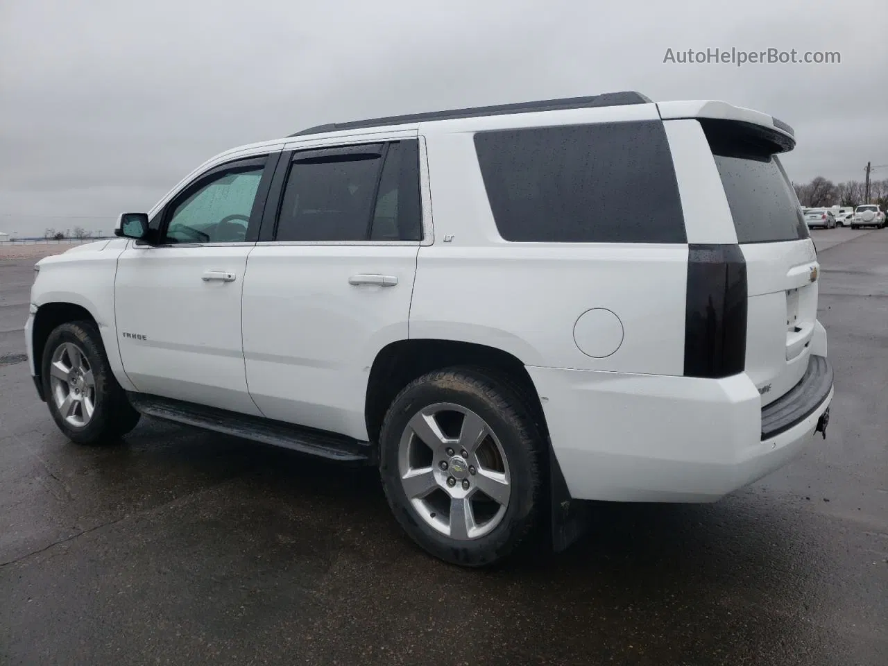 2015 Chevrolet Tahoe K1500 Lt White vin: 1GNSKBKCXFR123550