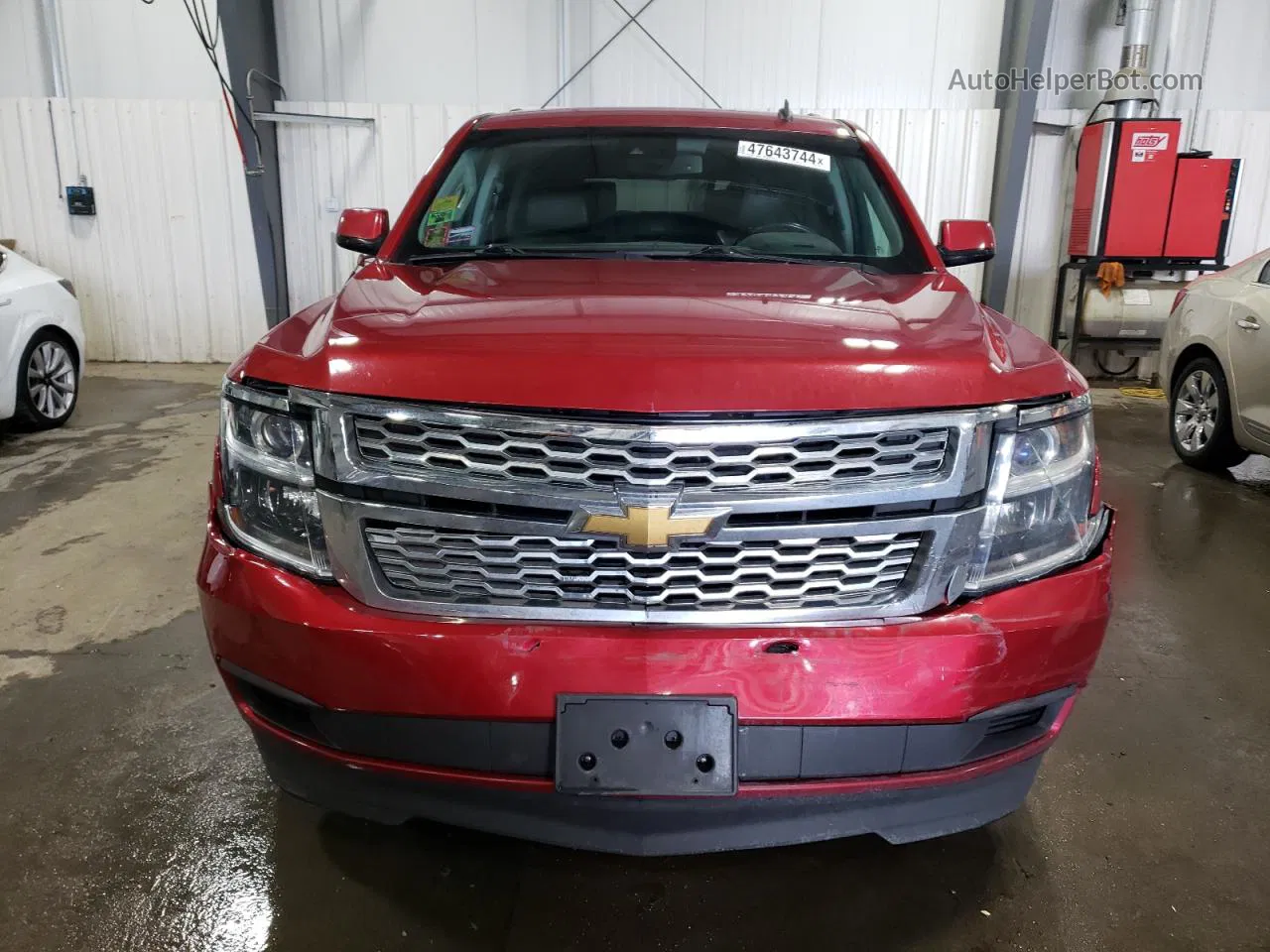 2015 Chevrolet Tahoe K1500 Lt Red vin: 1GNSKBKCXFR162848