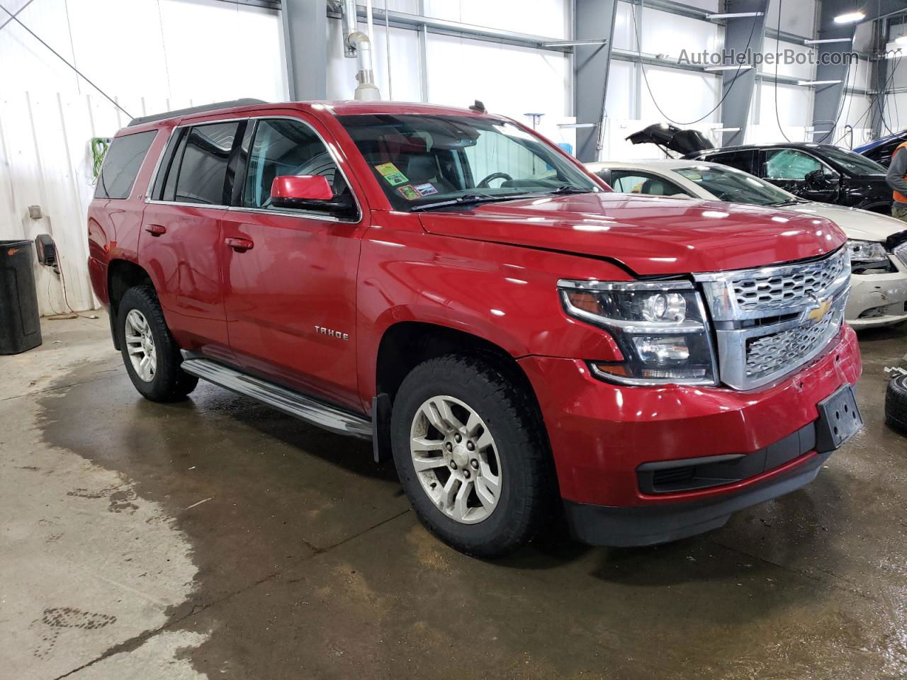 2015 Chevrolet Tahoe K1500 Lt Red vin: 1GNSKBKCXFR162848