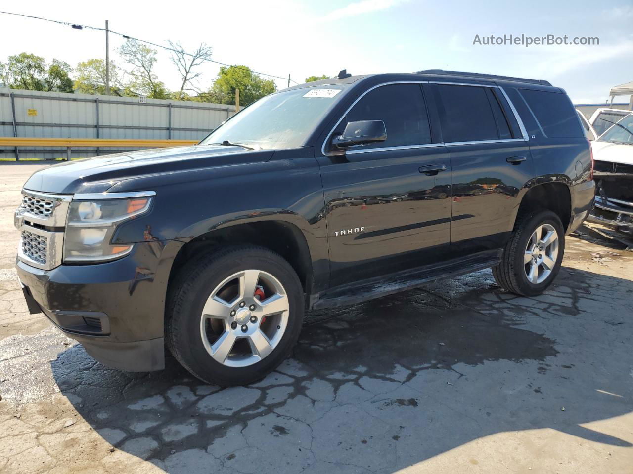 2015 Chevrolet Tahoe K1500 Lt Black vin: 1GNSKBKCXFR266109