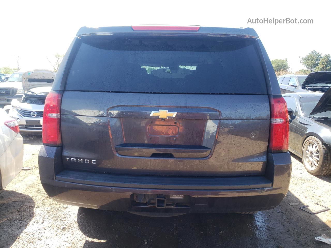 2015 Chevrolet Tahoe K1500 Lt Gray vin: 1GNSKBKCXFR507165