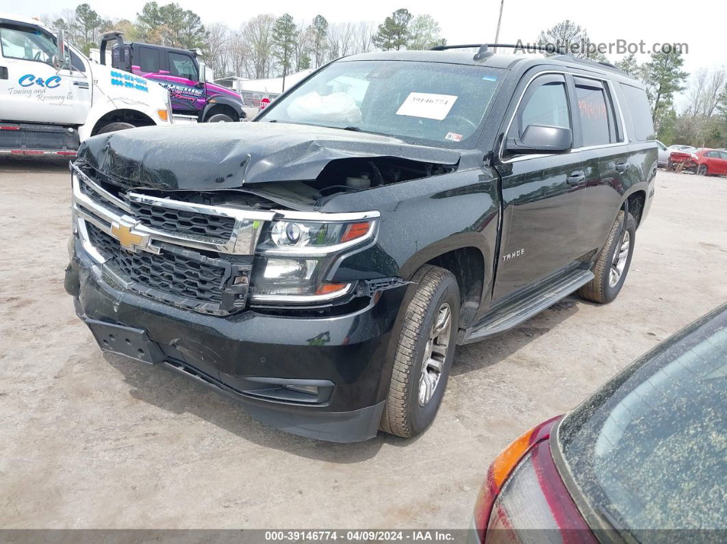 2015 Chevrolet Tahoe Lt Черный vin: 1GNSKBKCXFR661536