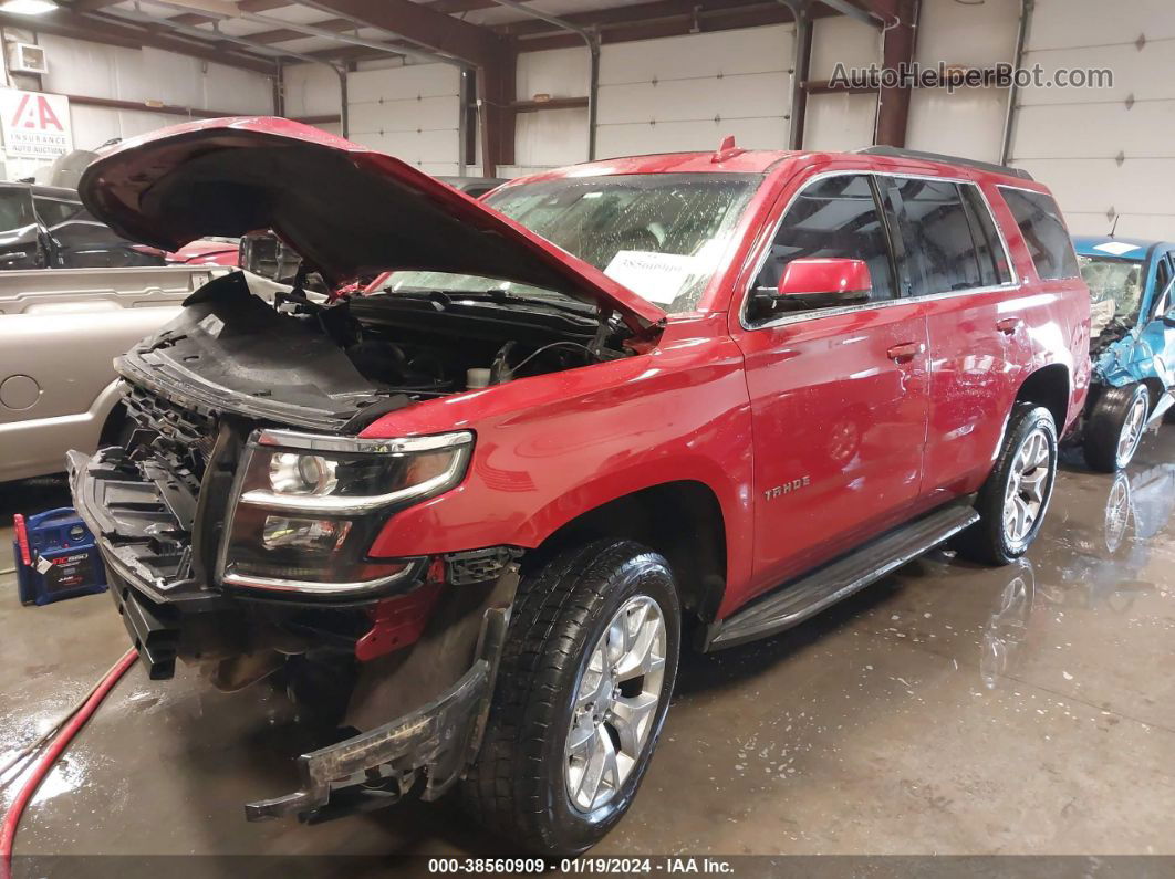 2015 Chevrolet Tahoe Lt Бордовый vin: 1GNSKBKCXFR678899