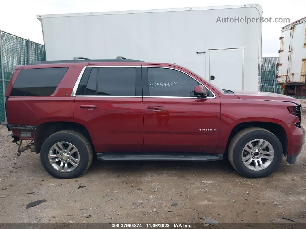 2016 Chevrolet Tahoe Lt Red vin: 1GNSKBKCXGR144139