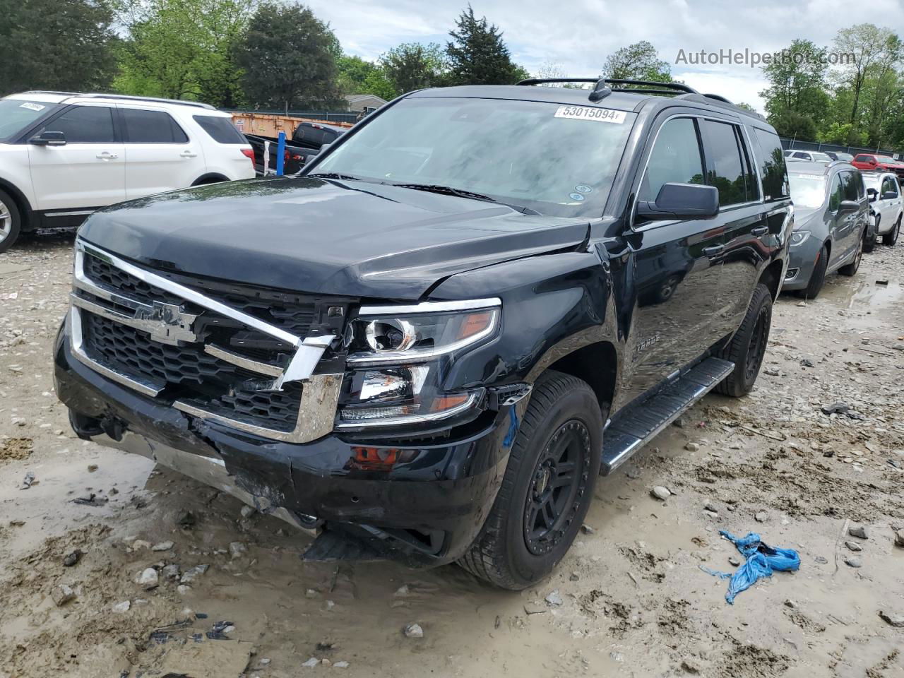 2016 Chevrolet Tahoe K1500 Lt Black vin: 1GNSKBKCXGR205103