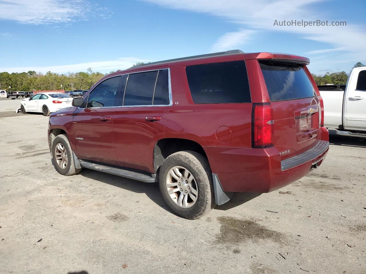 2016 Chevrolet Tahoe K1500 Lt Burgundy vin: 1GNSKBKCXGR325337