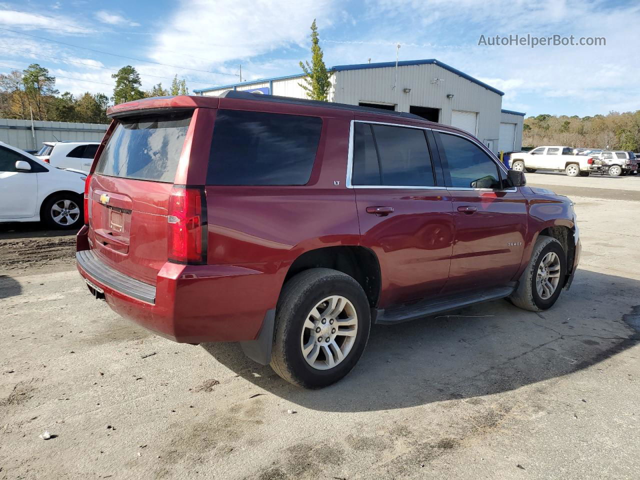 2016 Chevrolet Tahoe K1500 Lt Burgundy vin: 1GNSKBKCXGR325337