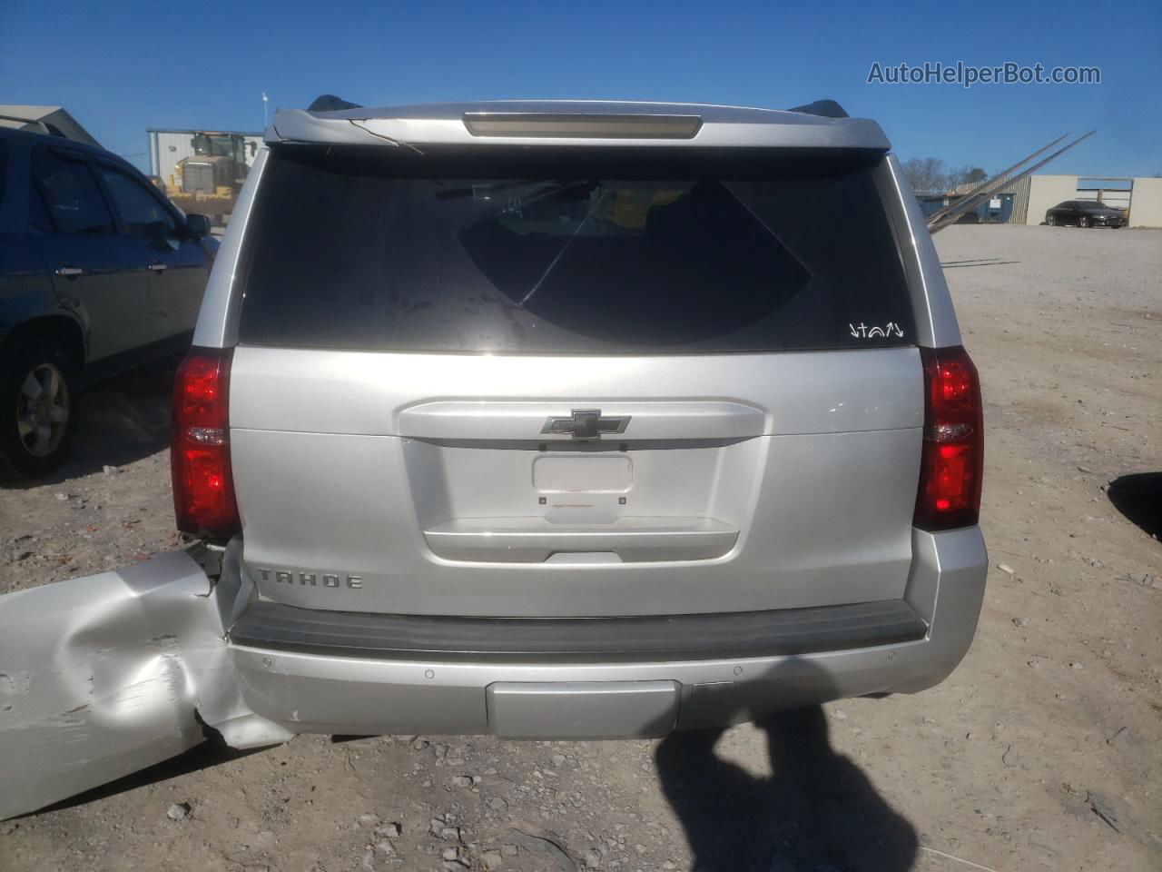 2016 Chevrolet Tahoe K1500 Lt Silver vin: 1GNSKBKCXGR475674