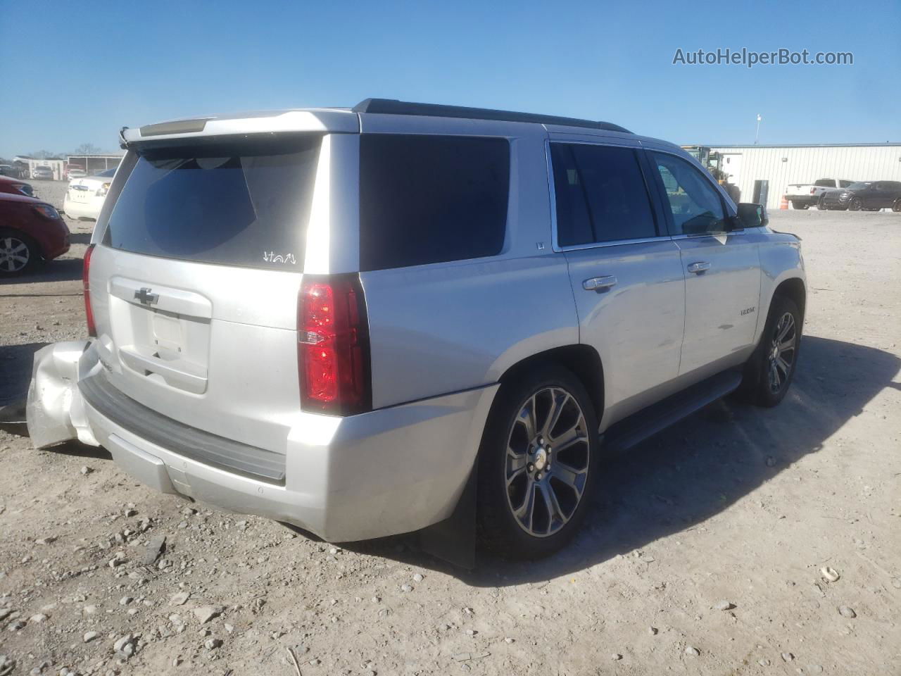 2016 Chevrolet Tahoe K1500 Lt Silver vin: 1GNSKBKCXGR475674