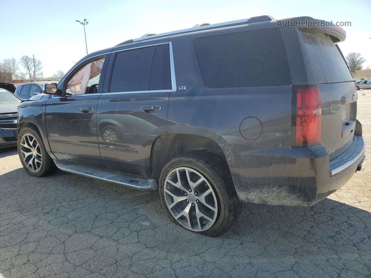 2015 Chevrolet Tahoe K1500 Ltz Black vin: 1GNSKCKC0FR123448