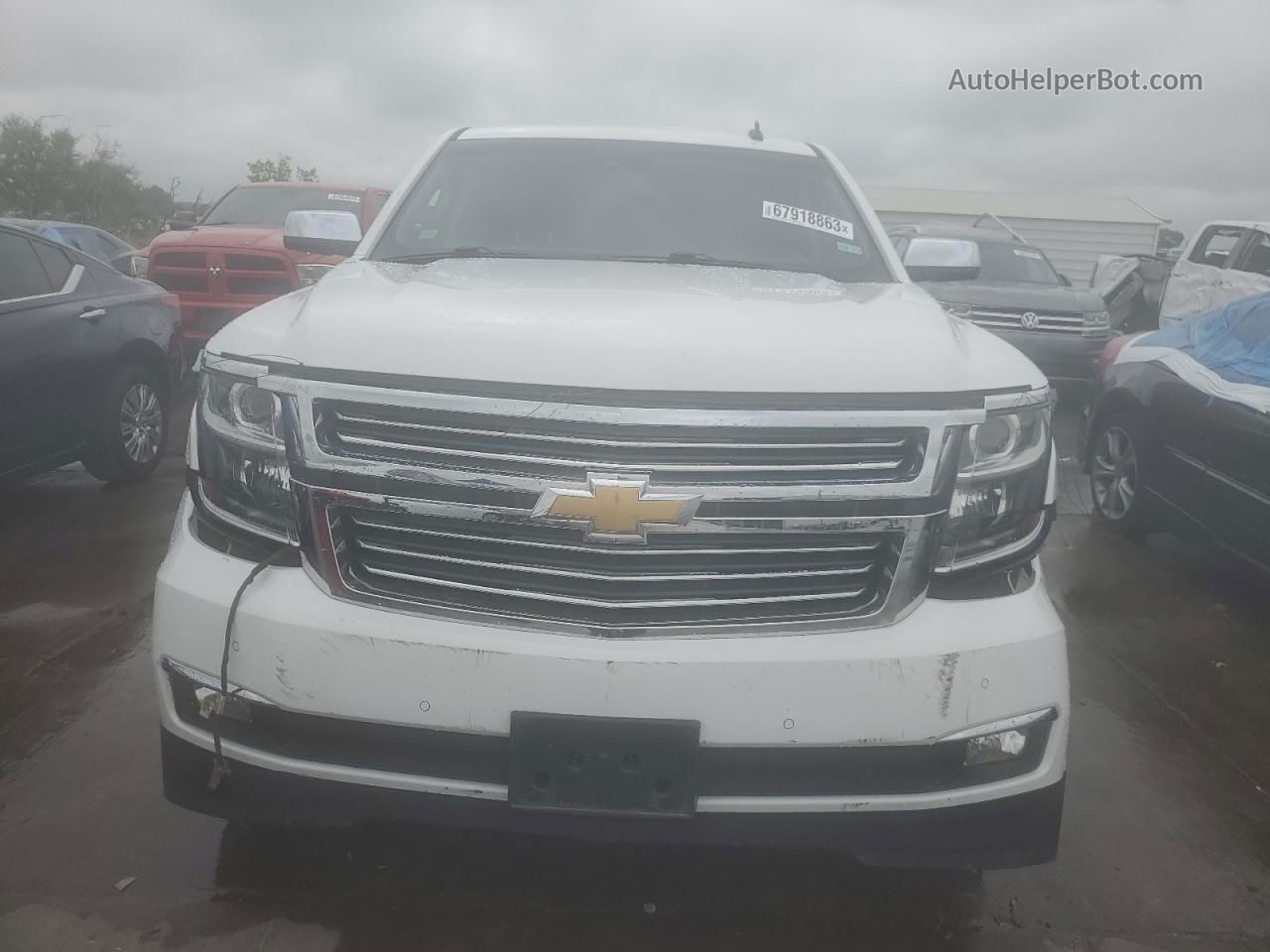 2015 Chevrolet Tahoe K1500 Ltz Белый vin: 1GNSKCKC0FR141724