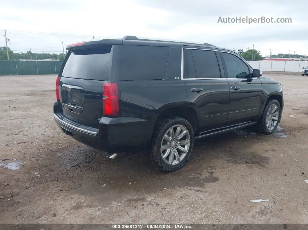 2015 Chevrolet Tahoe Ltz Black vin: 1GNSKCKC0FR164629