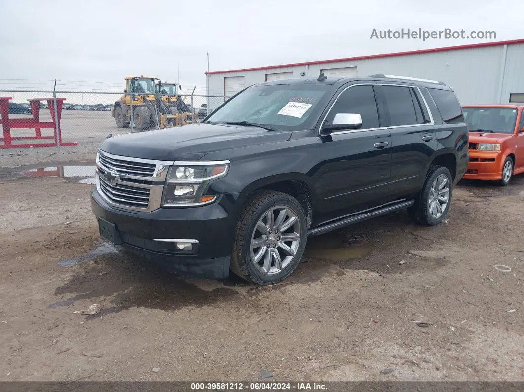 2015 Chevrolet Tahoe Ltz Black vin: 1GNSKCKC0FR164629